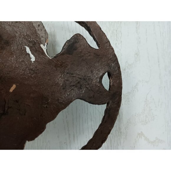 Vintage B Ornawood Basket of Puppie Wall Plaque Hanging Mid Century Modern - Picture 4 of 6